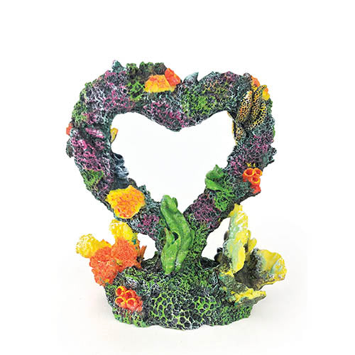 Aqua Care Ornament Heart Shaped Coral 15cm