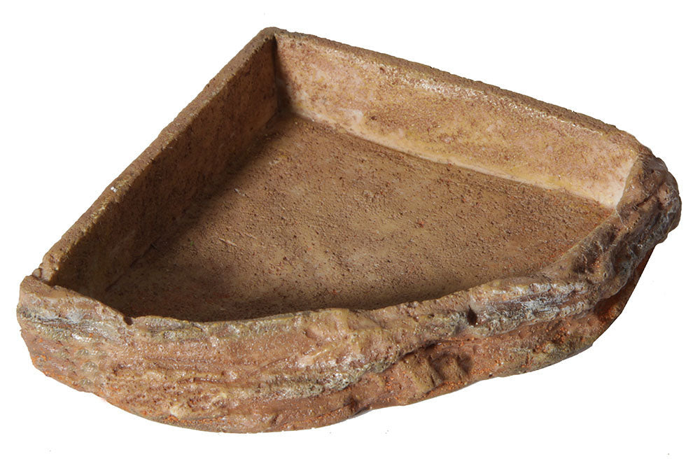 Reptile One Corner Bowl M (9.5 X9.5 X 2.3 Cm)