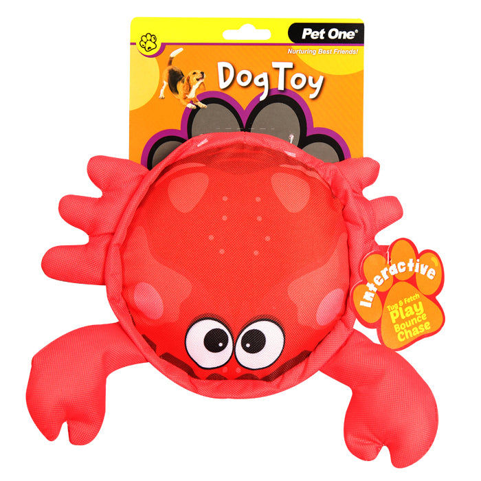 Pet One Dog Toy Crab With Big Squeaker 24x26cm