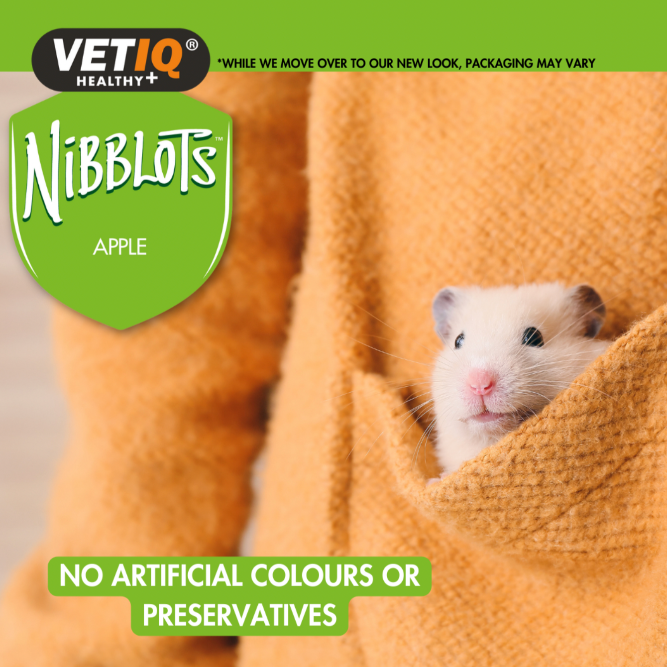 Nibblots Apple – Cream-Filled Treats for Small Animals