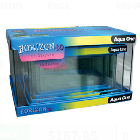 Aqua One Horizon Glass Aquarium