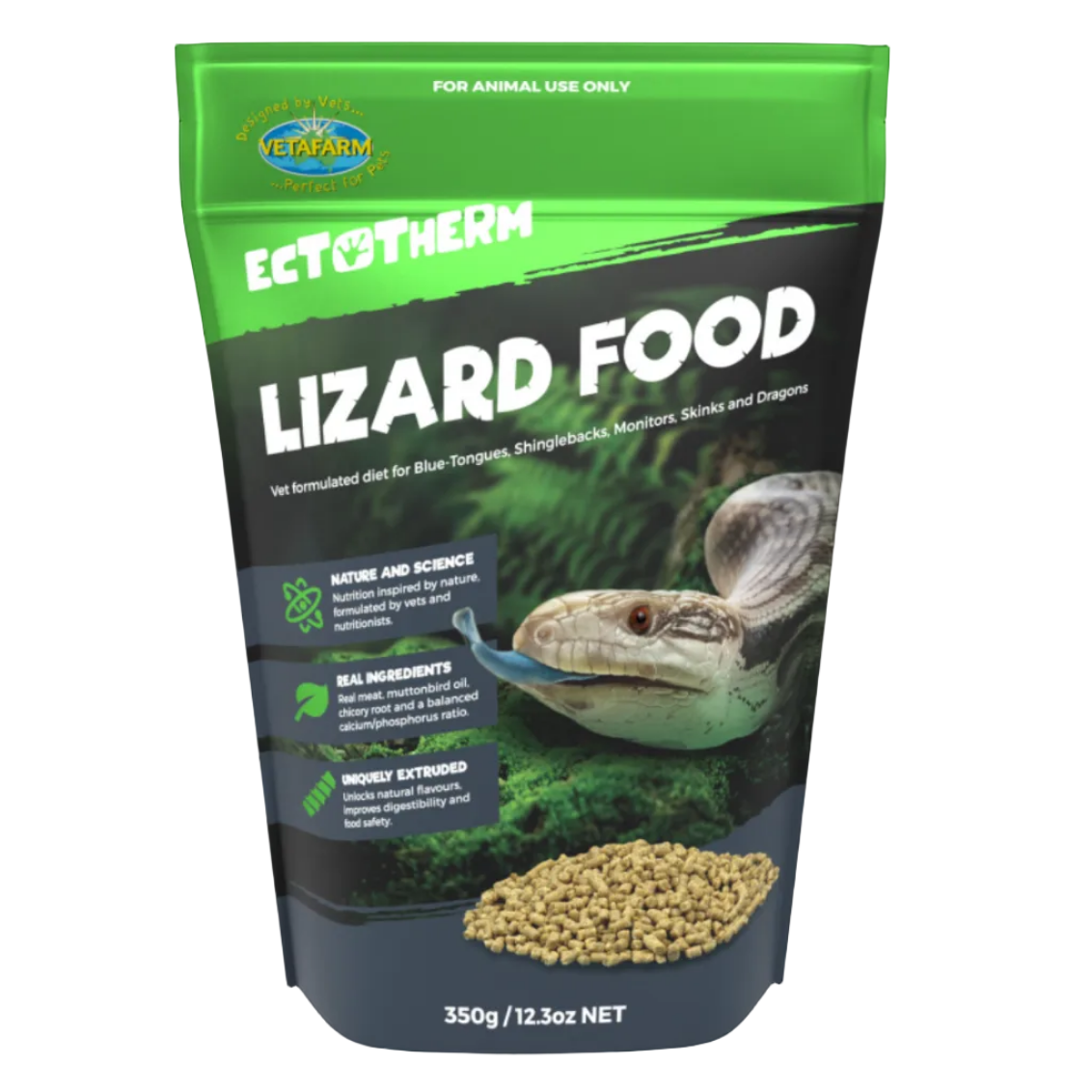 Vetafarm Ectotherm Lizard Food 350g