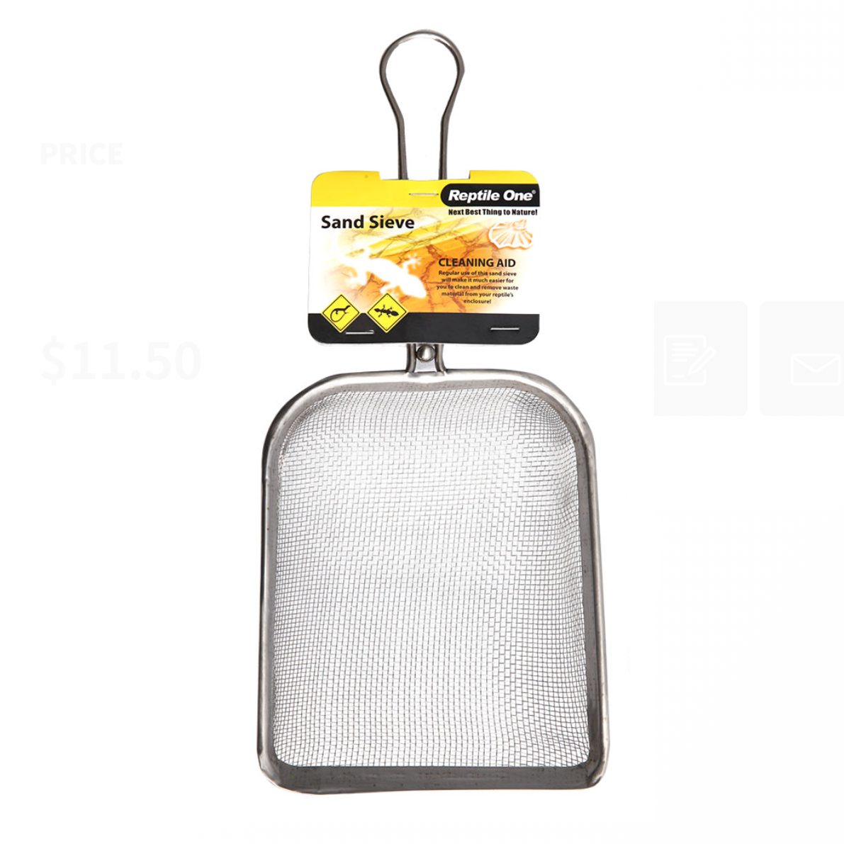Reptile One Sand Sieve Stainless Steel Mesh 14x17cm