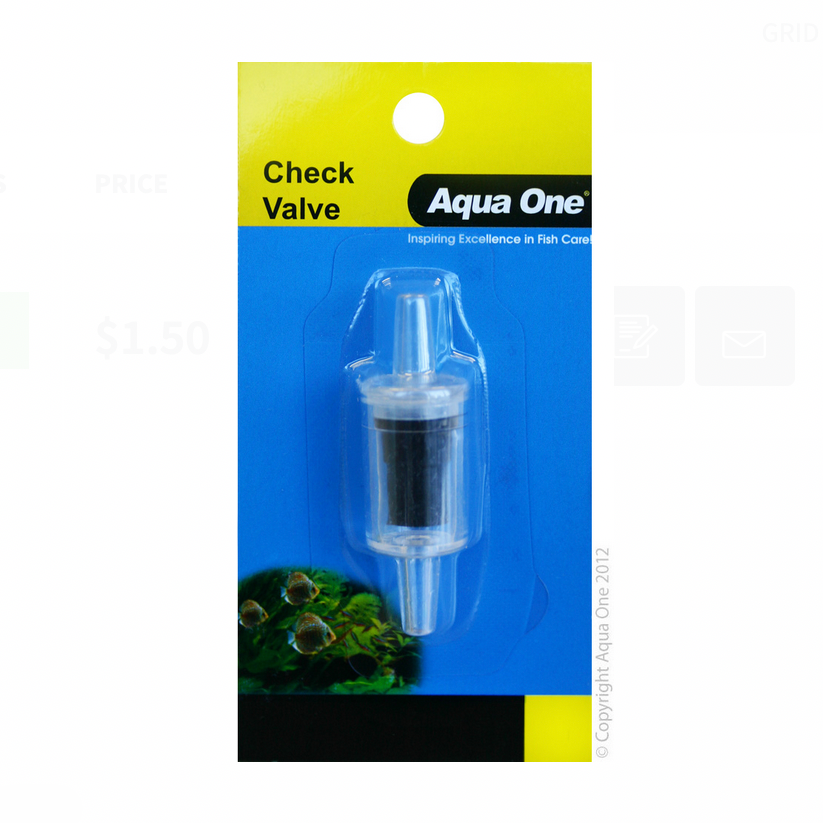 Air line Check Valve Carded (1pk)