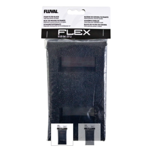 Fluval Flex 15g Black Filter Foam Insert