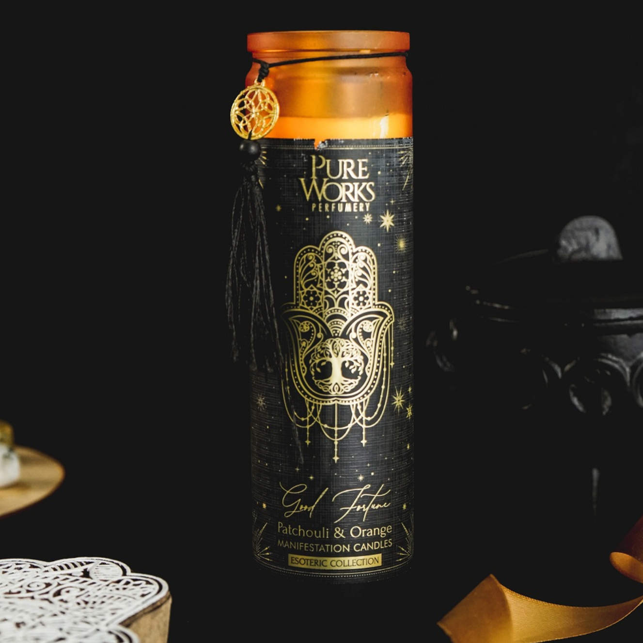 Good Fortune Patchouli & Orange Manifestation Candle