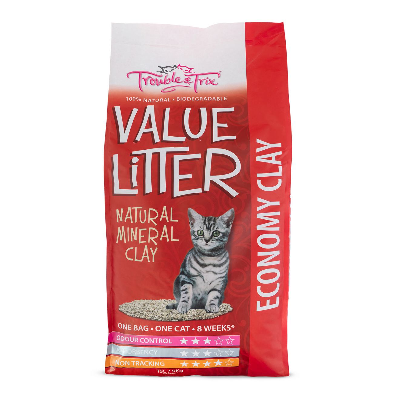 Trouble and Trix Value Litter 15L