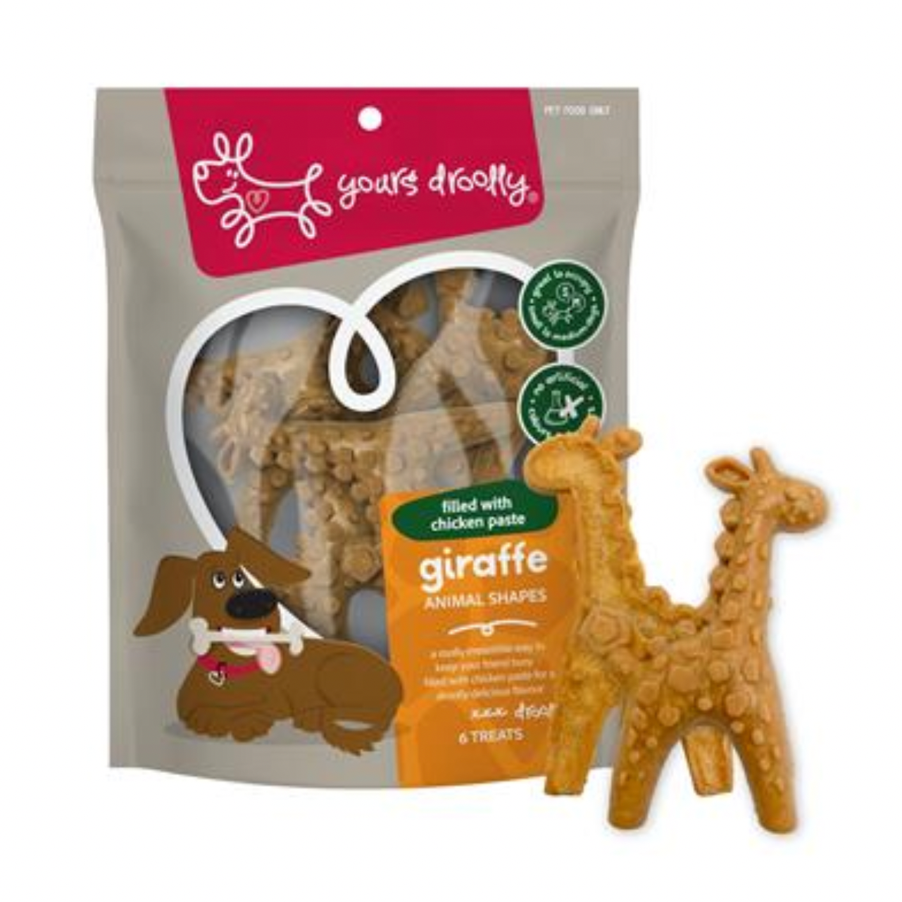 Yours Droolly Giraffes w Chick Paste 6pk
