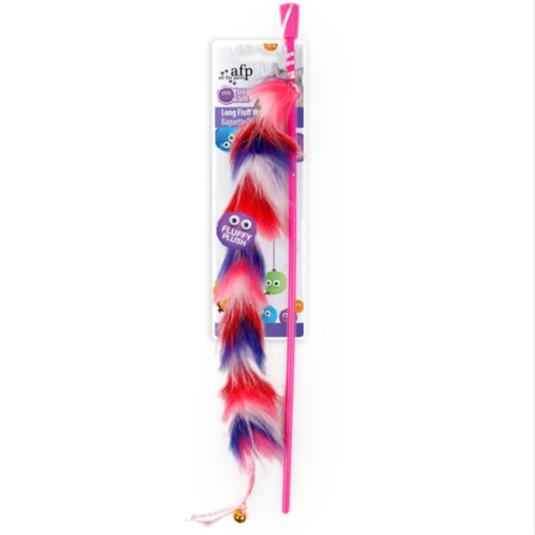 Furry Ball Cat Long Fluff Wand