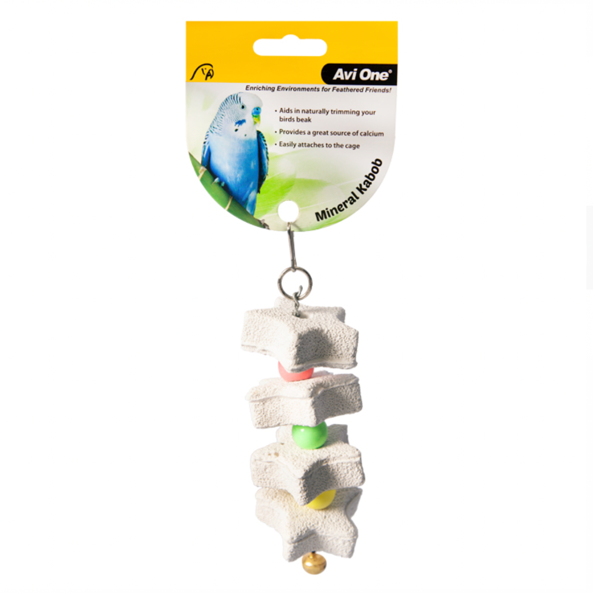 Avi One Bird Toy - Mineral Star Kabob 18x5.5x5cm