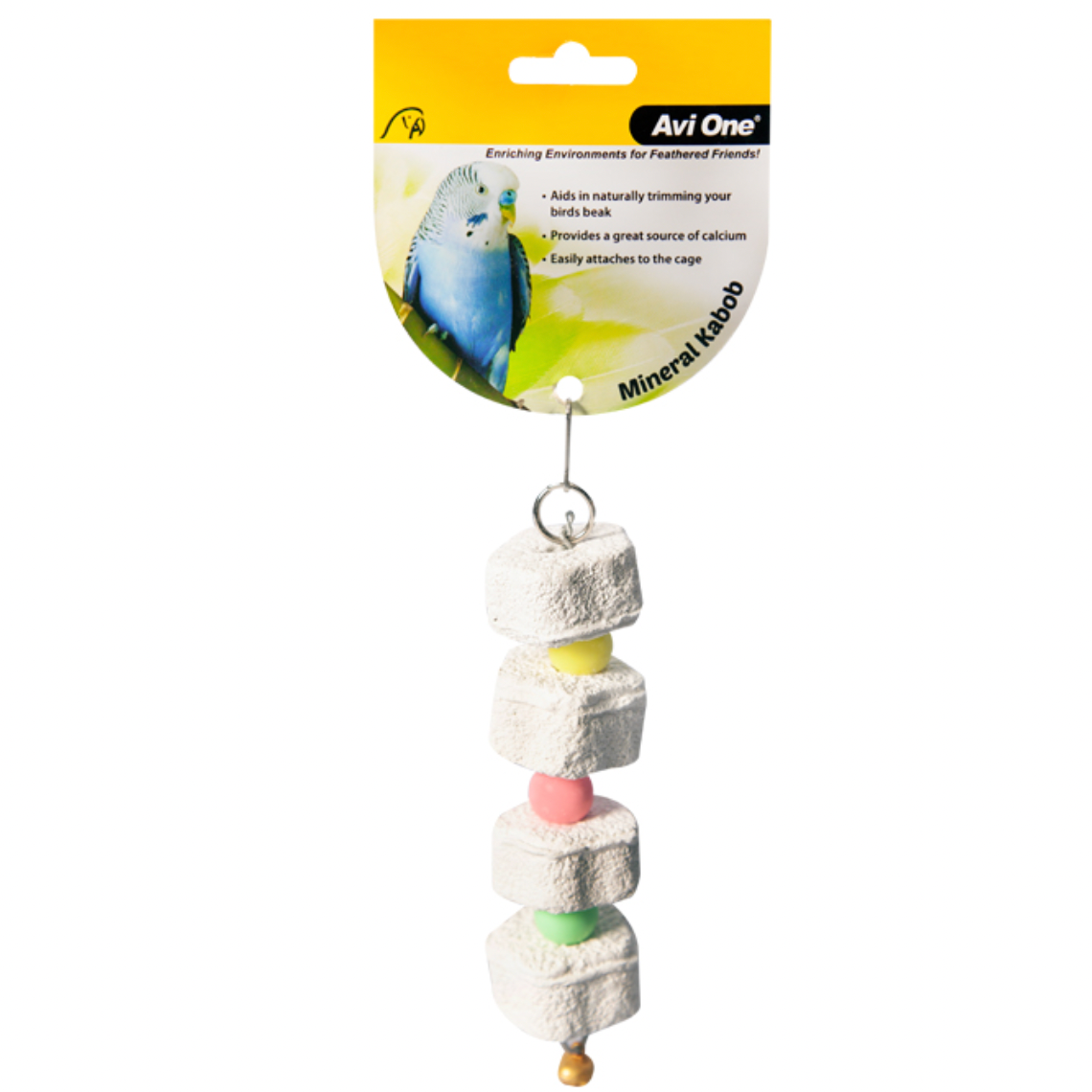 Avi One Bird Toy - Mineral Flower Kabob 18x4x4cm
