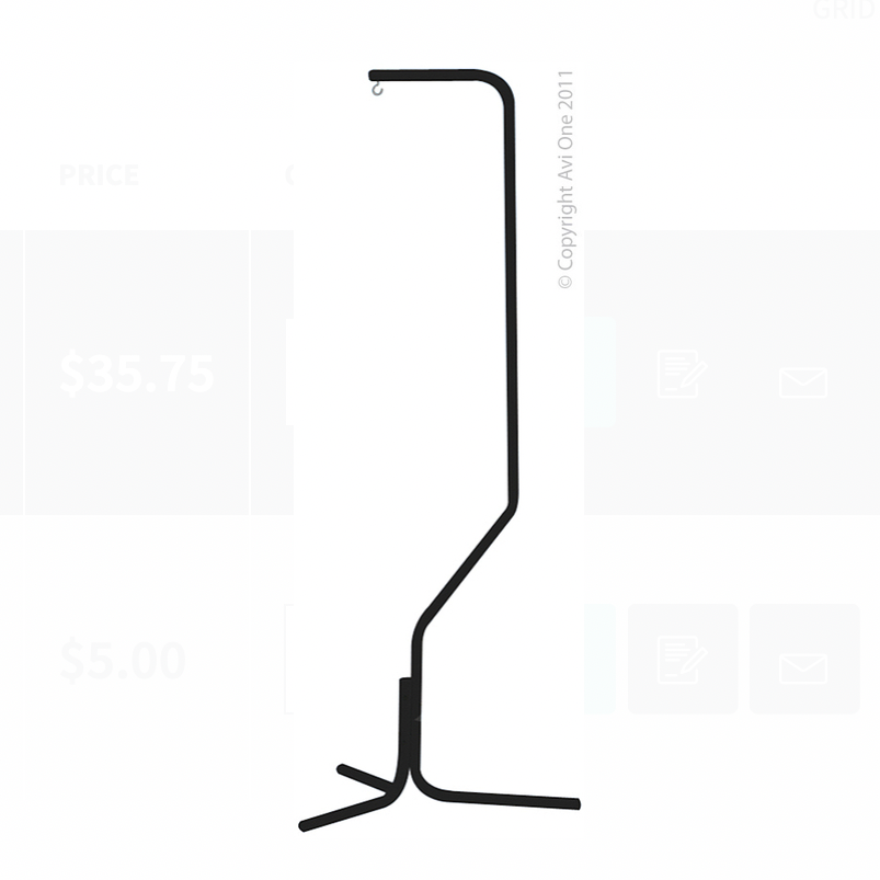 Avi One Stand - Z-stand 162.5cm Black