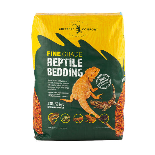 Critters Comfort Reptile Bedding Fine 20L