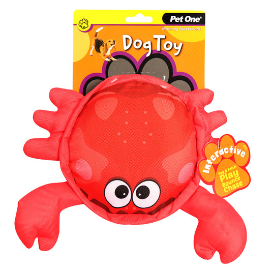 Pet One Dog Toy Crab With Big Squeaker 24x26cm