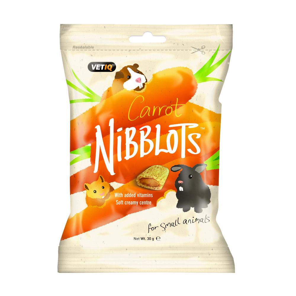 Nibblots Carrot – Cream-Filled Treats for Small Animals