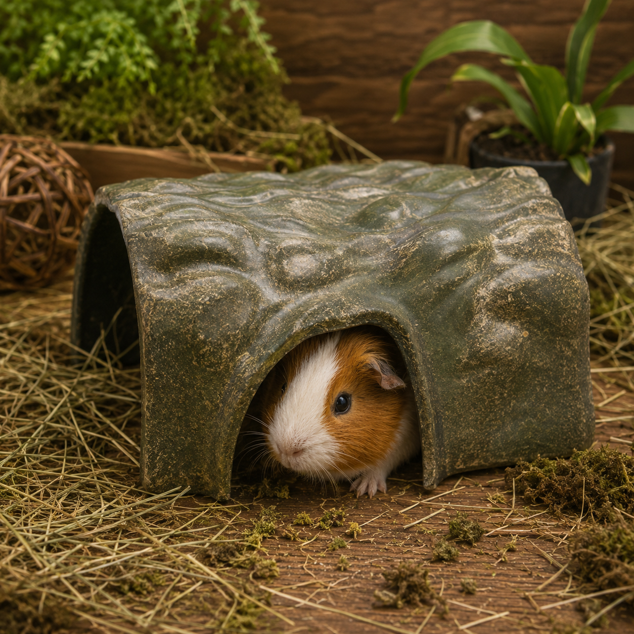 Pet One Small An Treat Log Hideout