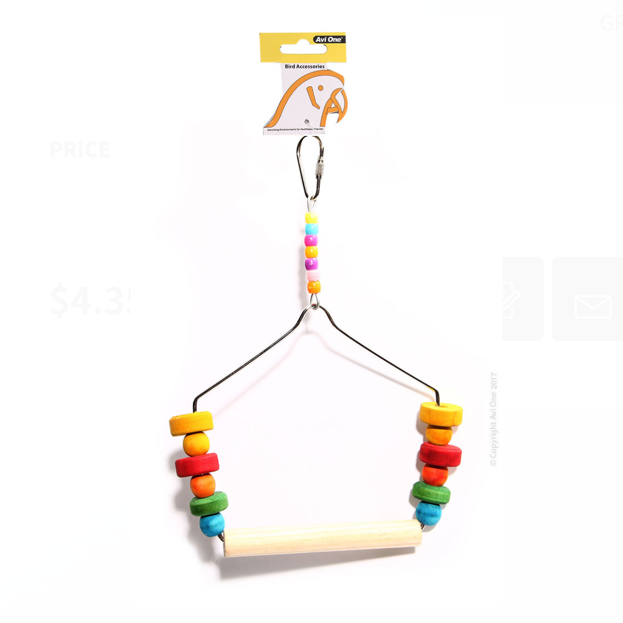 Bird Toy Parrot | Little Beasts Pet Shop