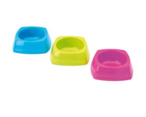 Savic Nibble Food Bowl Plastic 12x12x4.5cm - Ass Colours