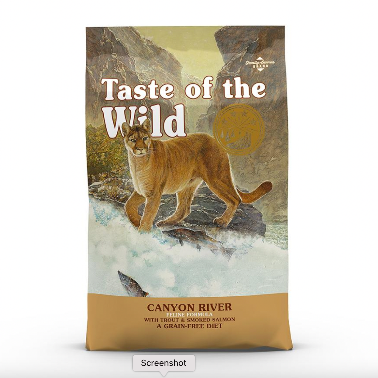 "Taste of the Wild Canyon River Cat Food – Grain-Free Trout & Salmon Recipe"
