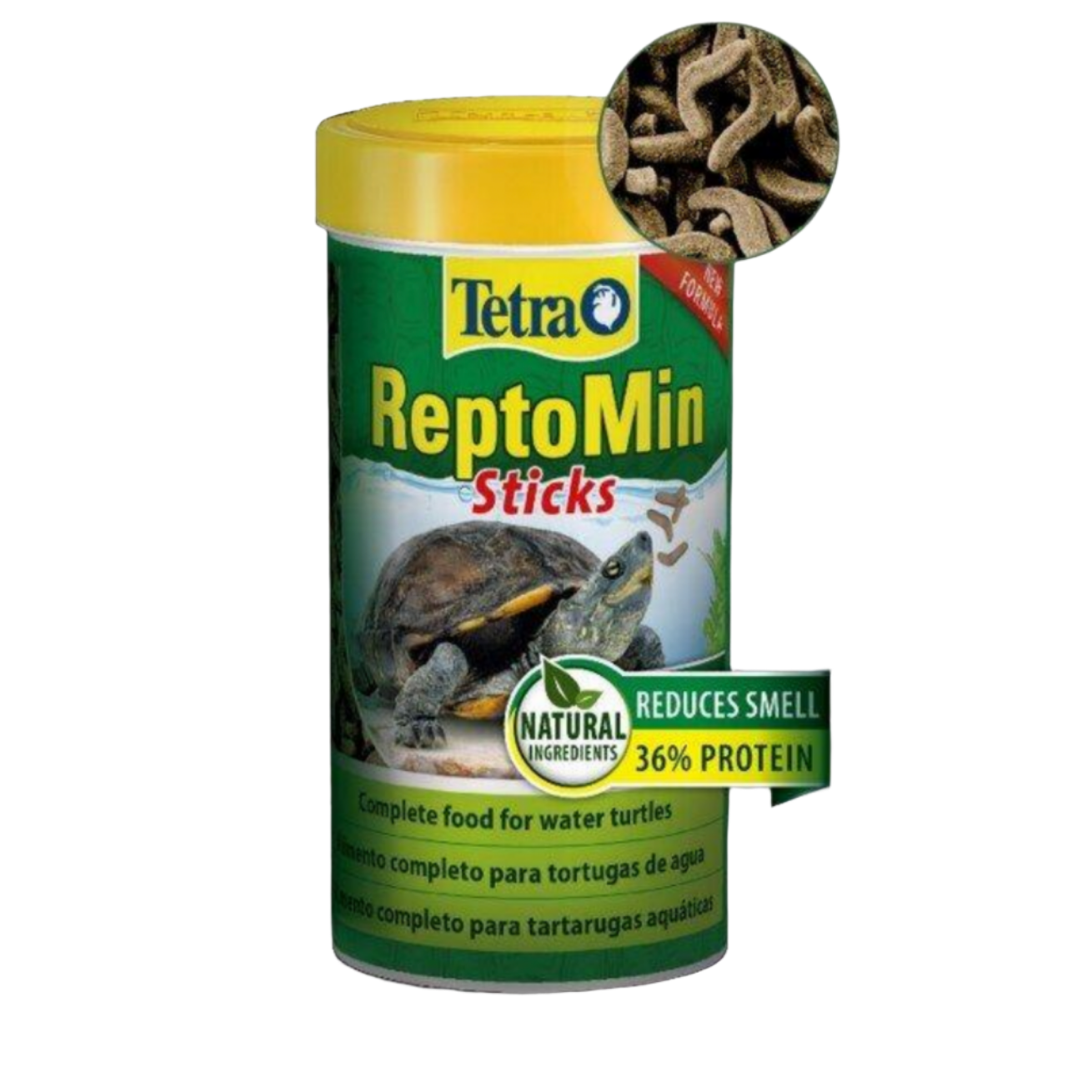 Tetra ReptoMin Floating Food Sticks – Daily turtle food with calcium and protein