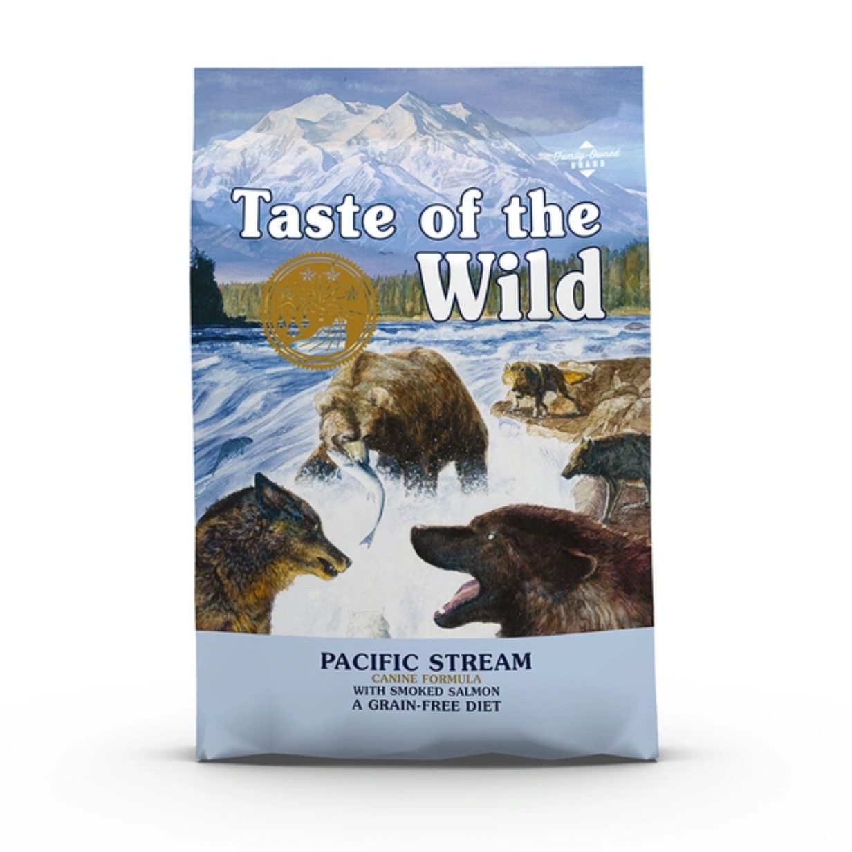 Taste Of The Wild Pacific Stream Canine Formula – grain-free smoked salmon dog food for adult dogs, 12.2kg bag