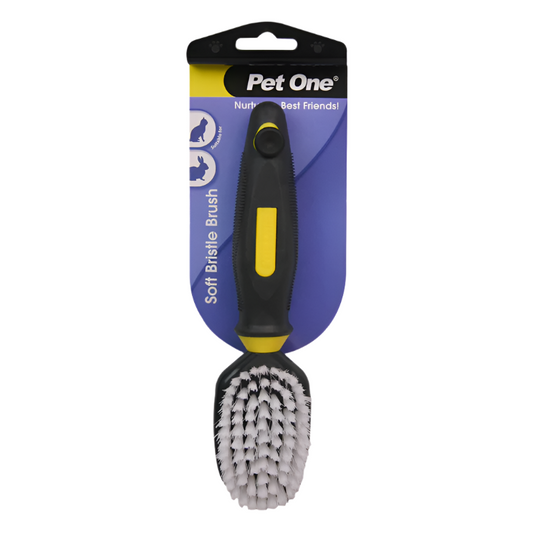 Pet One Grooming - Cat & Small Animal Soft Bristle Brush