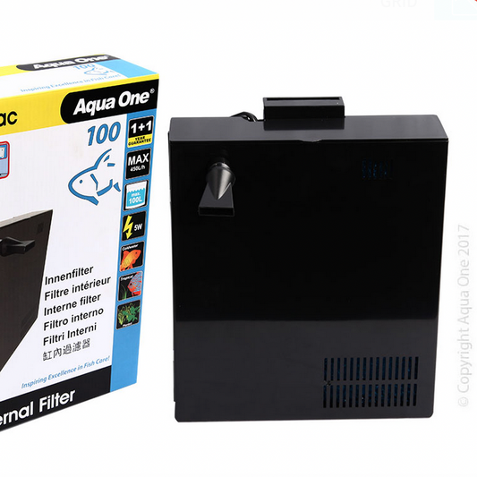Aqua One AquaBac 100 Internal Back Filter 450/hr
