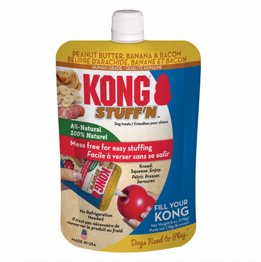 KONG Stuff'N All Natural Peanut Butter Bacon Banana 6 oz