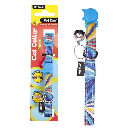 Pet One Cat Collar Neon 18-28cm