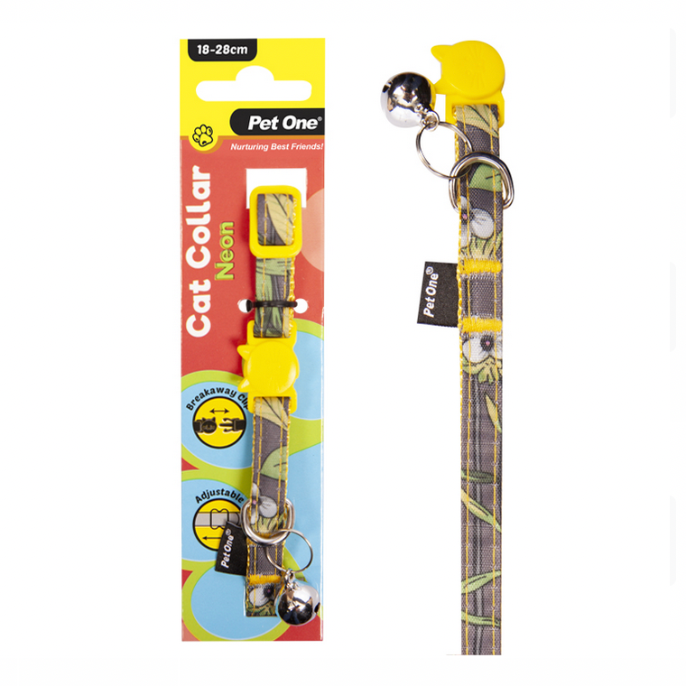 Pet One Cat Collar Neon 18-28cm