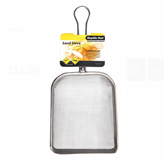 Reptile One Sand Sieve Stainless Steel Mesh 14x17cm