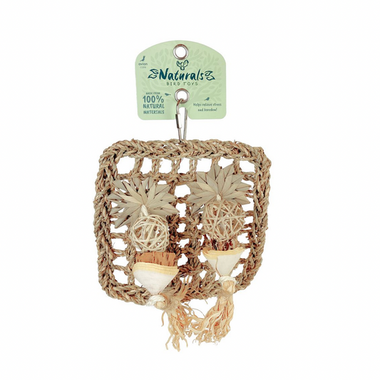 Avian Care Bird Toy Naturals Square Playwall