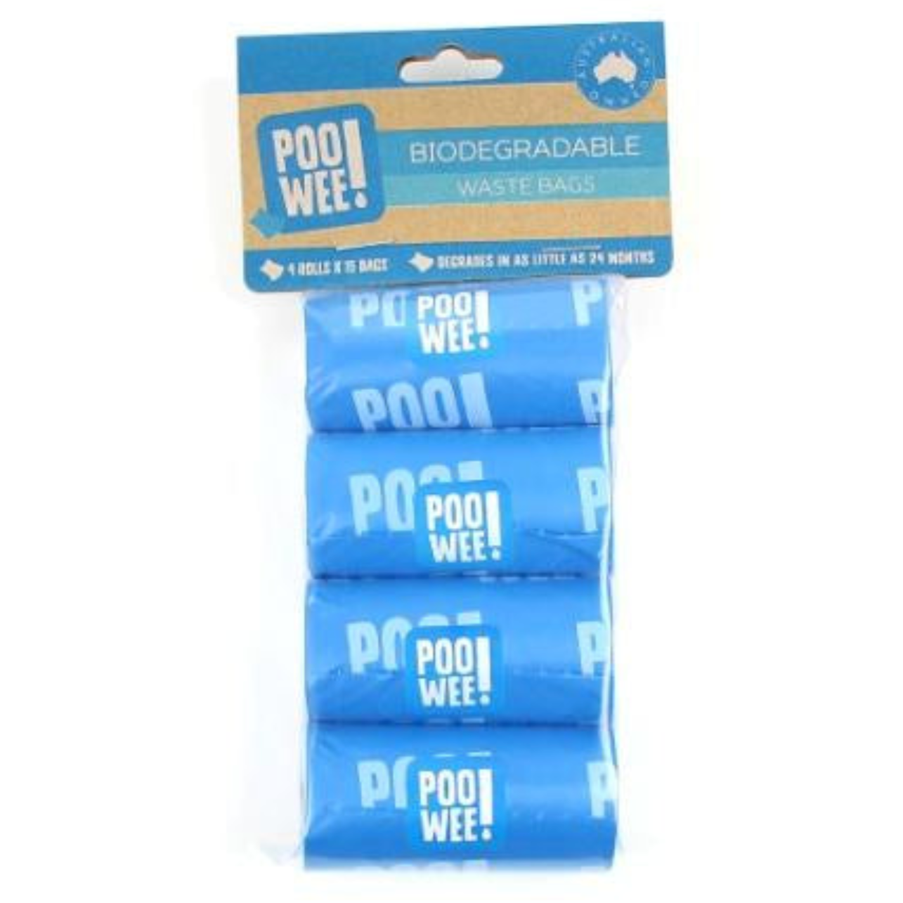 PooWee Waste Bag Bio 4 Rolls