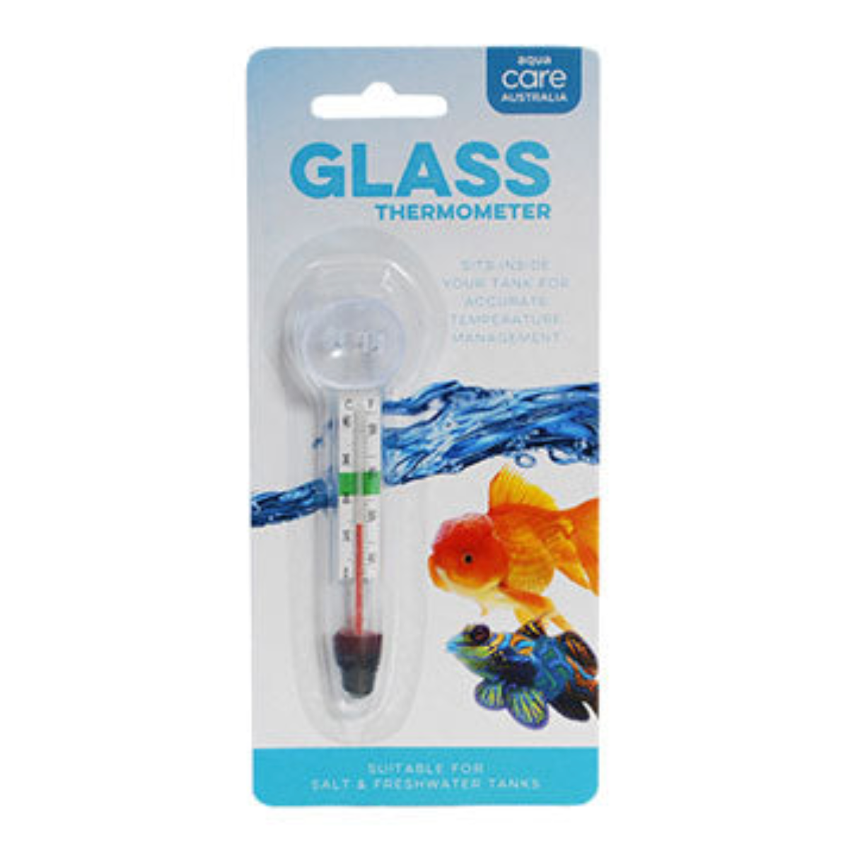 Aqua Care Glass Thermometer 10cm
