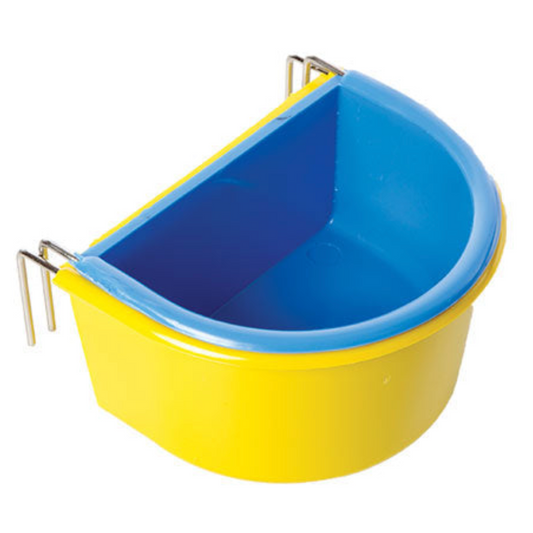 Bird Plastic Feeder D With Hooks 2 Pack Large