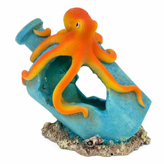 Aqua Care Ornament Octopus on Bottle