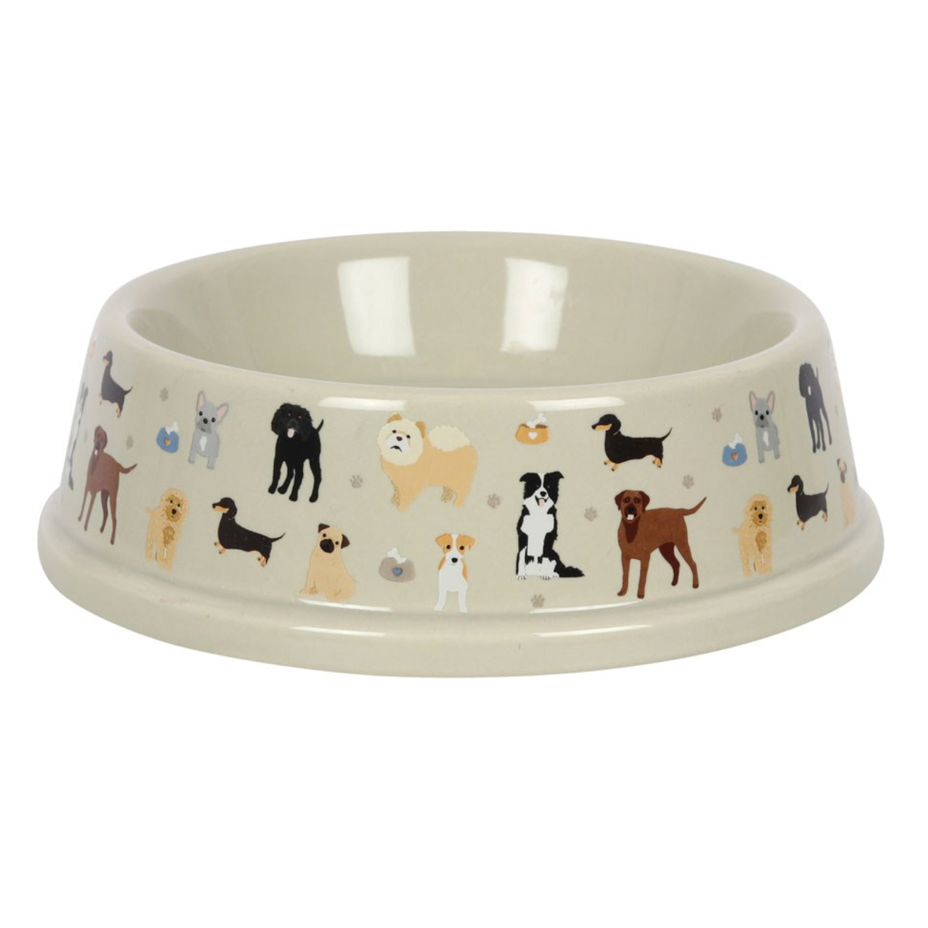 Dog Print Food Bowl