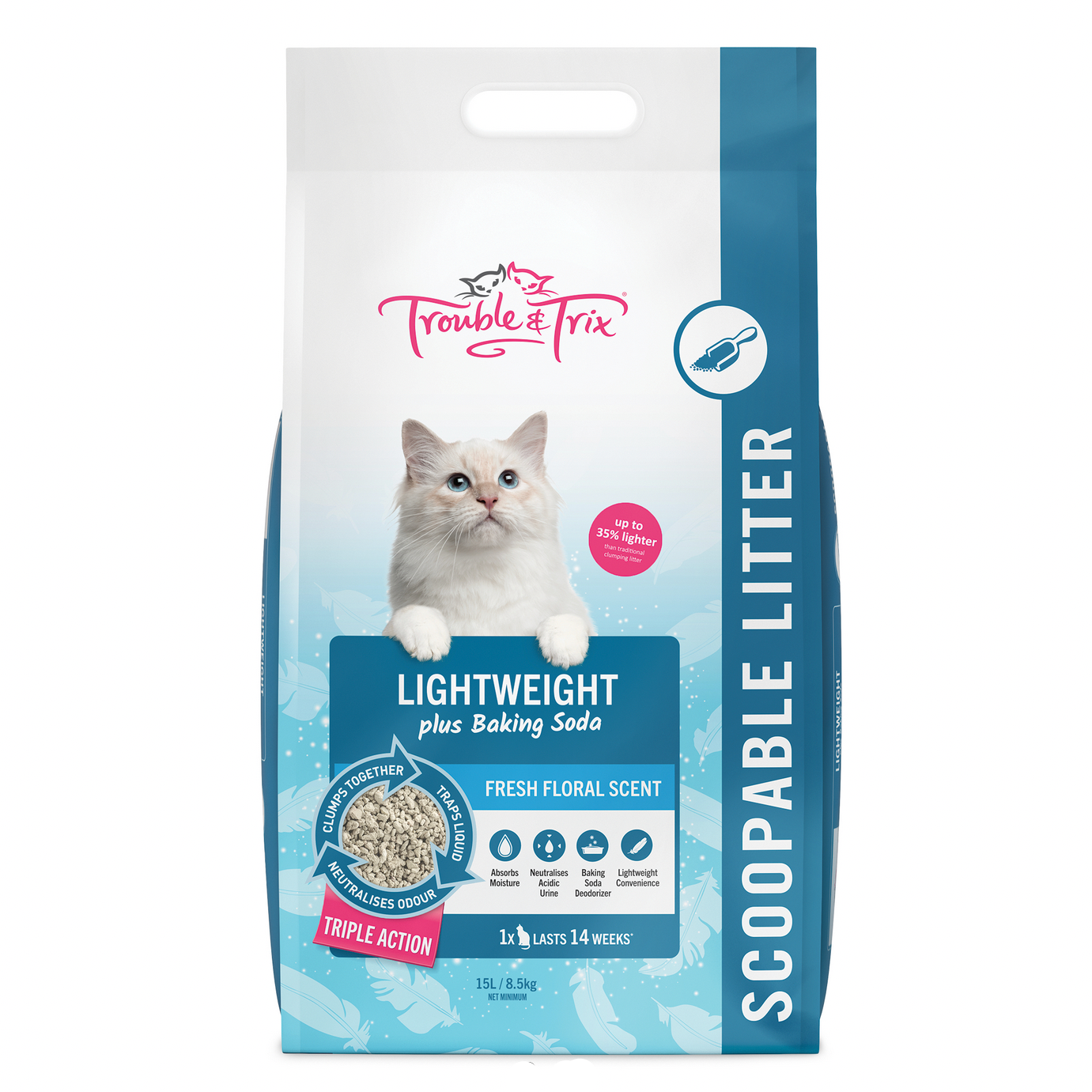 Trouble & Trix Lightweight Cat Litter