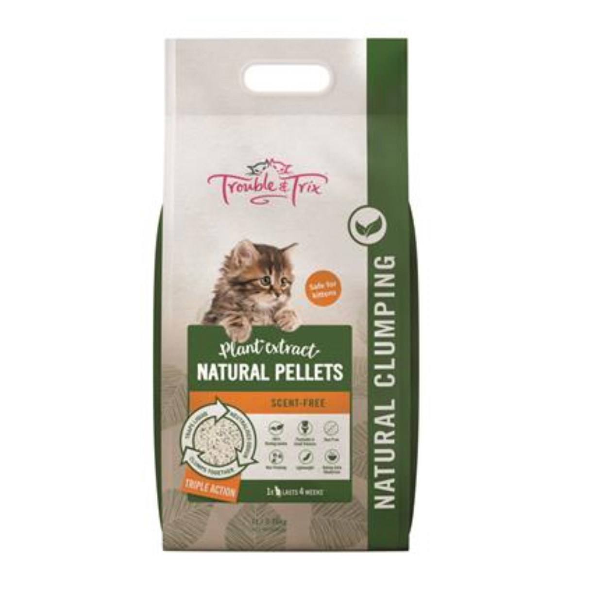 Trouble & Trix Natural Tofu Cat Litter