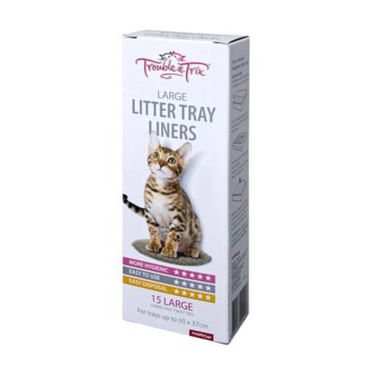 Trouble and Trix Litter Liners 15 pack Large