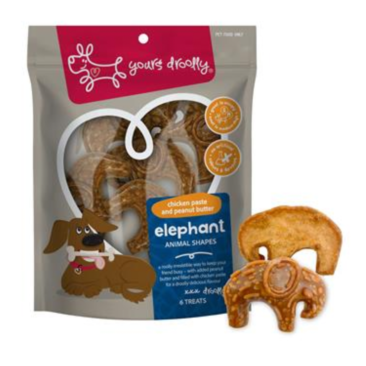 Yours Droolly Elephants w Chick Paste 6pk