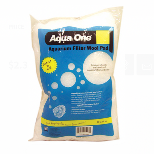 Aqua One Filter Wool (bag) Coarse 70cm X 24cm