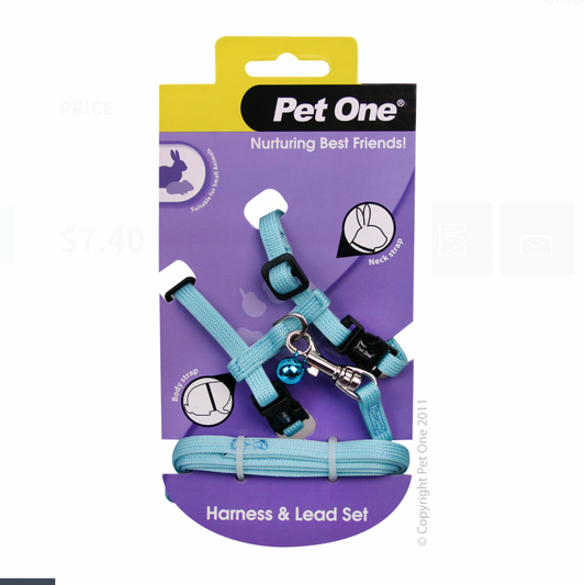 Pet One Leash & Harness Rabbit / Guinea Pig