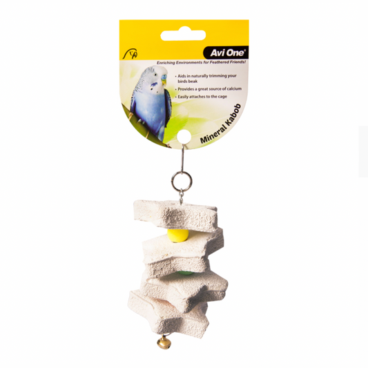 Avi One Bird Toy - Mineral Star Kabob 15x7x7cm