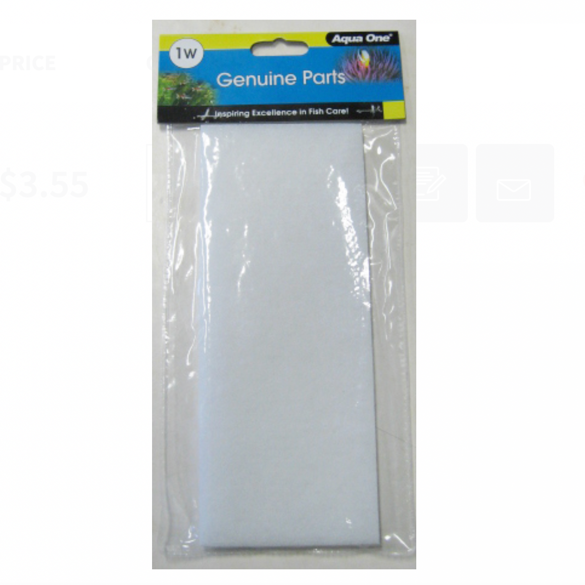Aqua One Wool Pad - AR126/380 (2pk)