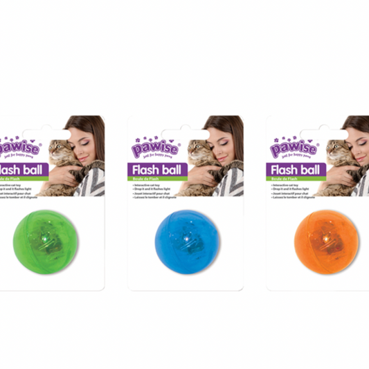 Pawise Cat Toy Flashing Ball