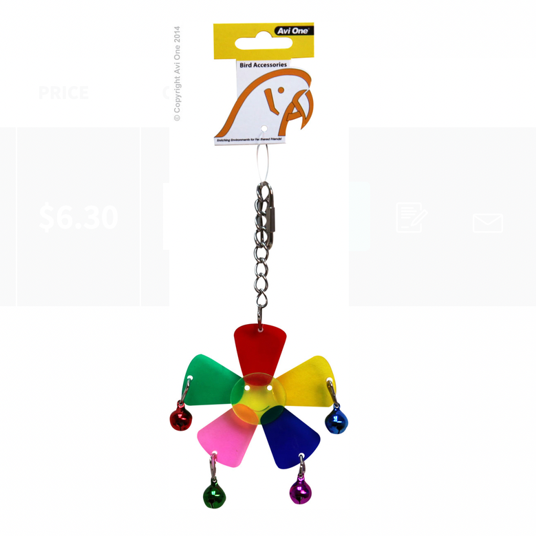 Acrylic Plum Blossom W/bell Balls