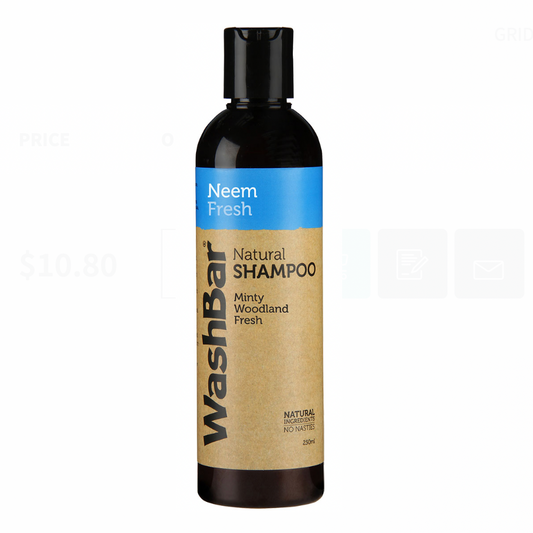 Natural Shampoo 250ml - Neem Fresh