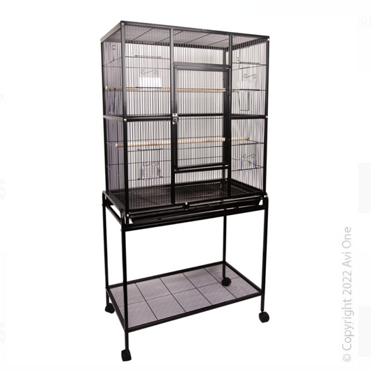 Avi One Bird Cage - 604 - Square Black