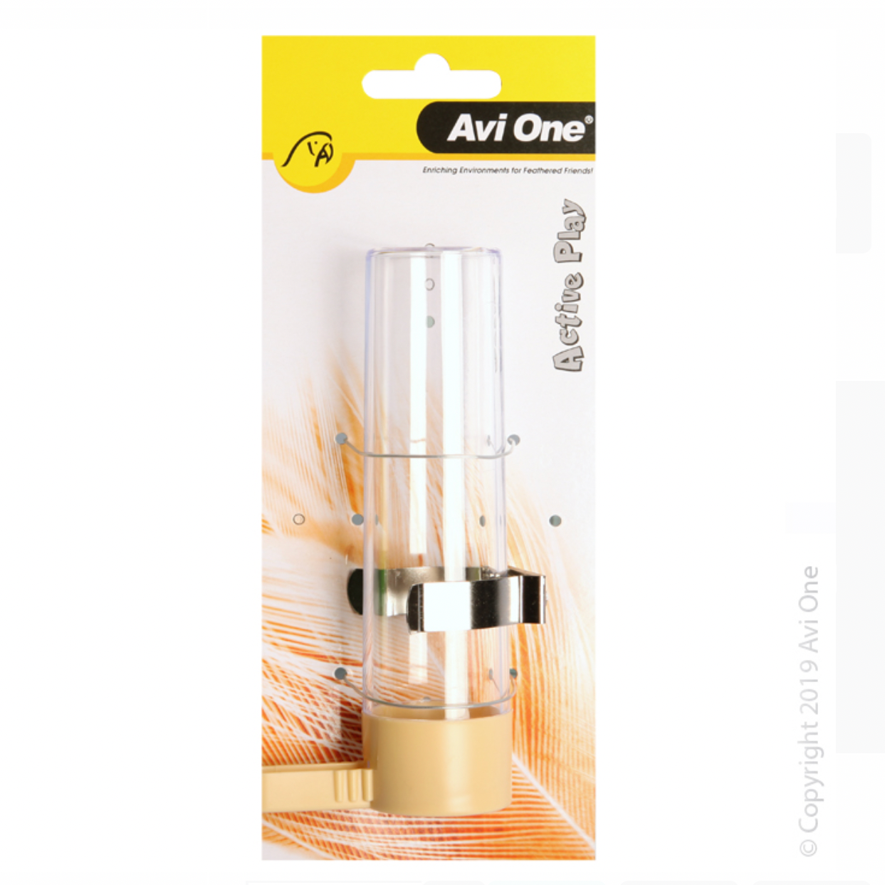 Avi One Bird Feeder - Fountain Feeder With Metal Holder 15cm